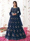 Blue Swagat Violet 5301 Series Heavy Stylish Wedding Wear Embroidery Salwar Kameez Latest Collection 5302